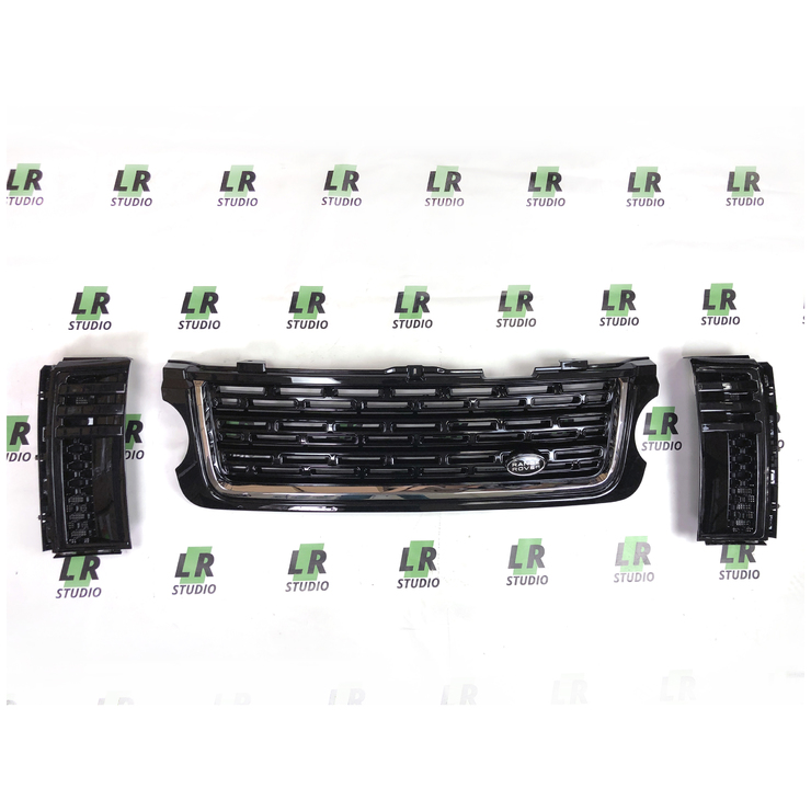 Комплект решеток Range Rover 2010-2012 в стиле 2013 года жабры черные