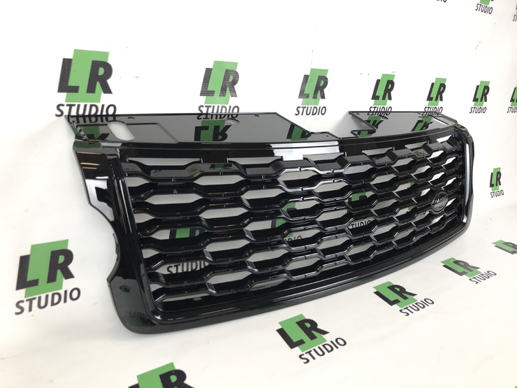 Решетка радиатора Range Rover 2013-2017 в стиле 2018+ черная