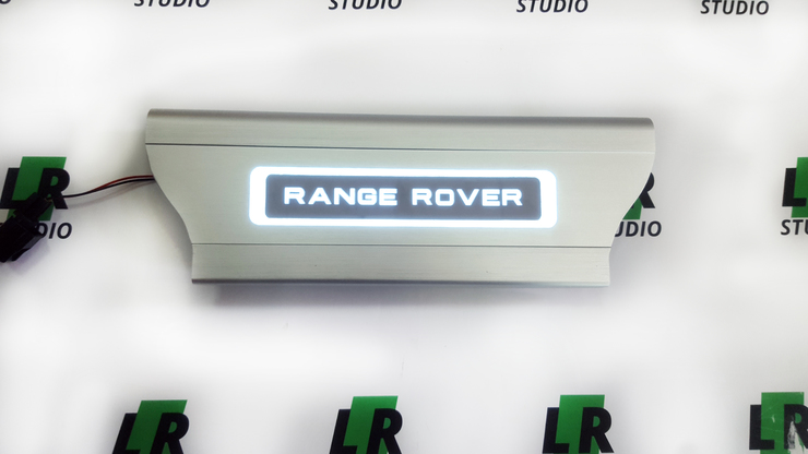 Накладки на пороги Range Rover Sport 2014-2017 диодные Range Rover