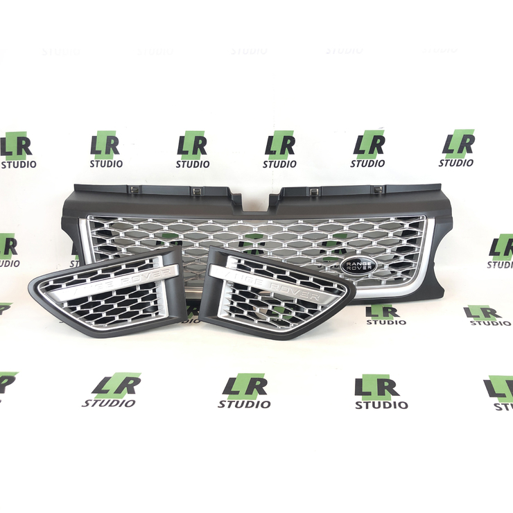Комплект решеток Range Rover Sport 2010-2012 графит