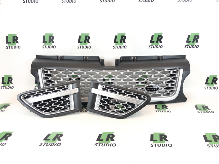 Комплект решеток Range Rover Sport 2010-2012 графит
