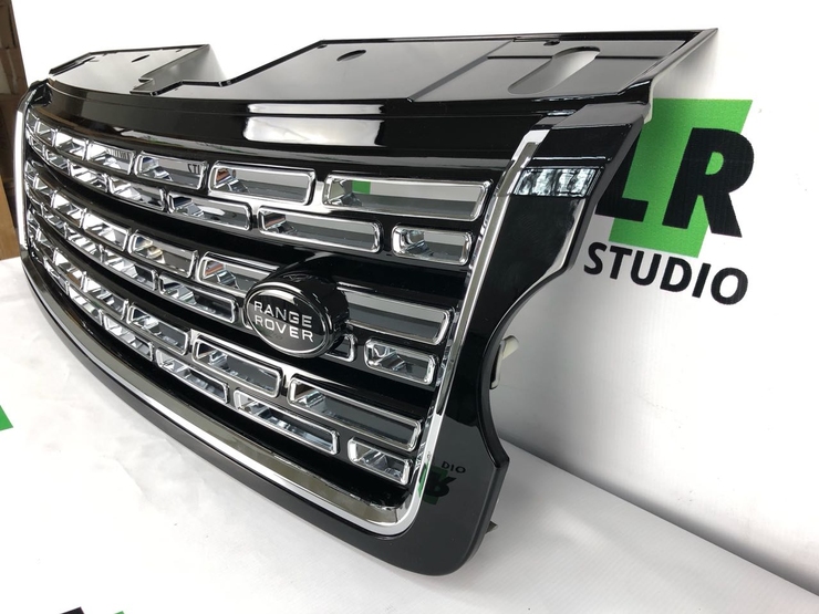 Решетка Autobiography Range Rover 2013-2017 черная с хромом