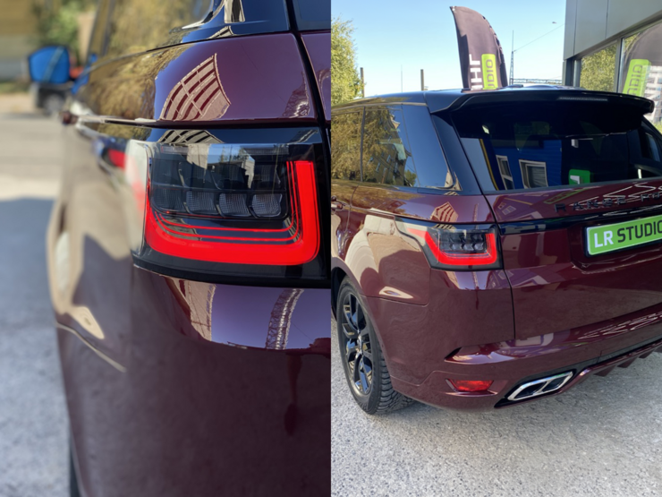 Фонари Range Rover Sport 2014-2017 в стиле 2018