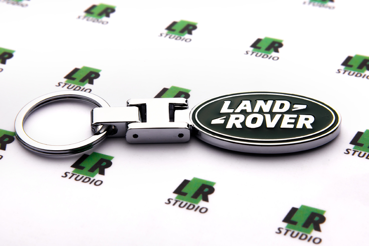 Брелок LAND ROVER на замке (зеленый)
