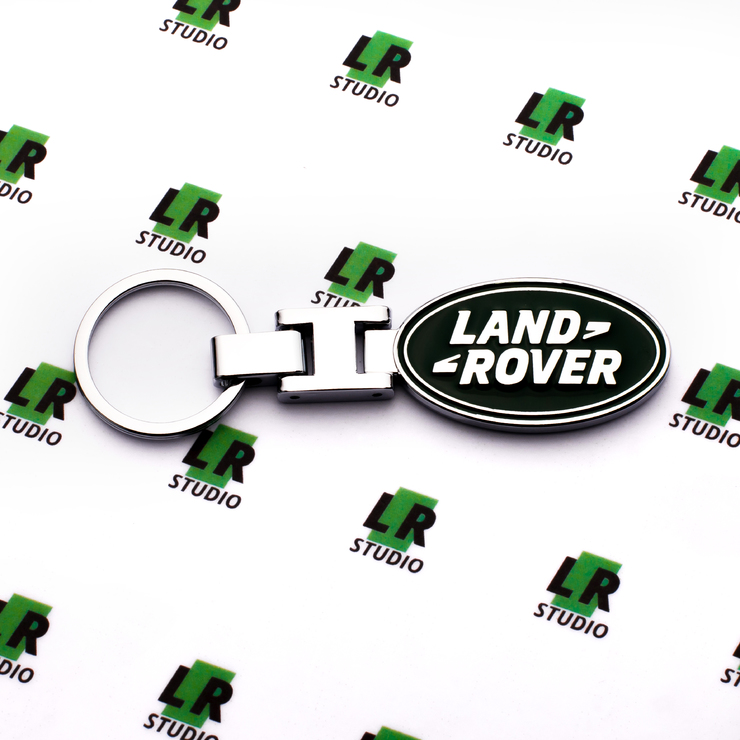 Брелок LAND ROVER на замке (зеленый)