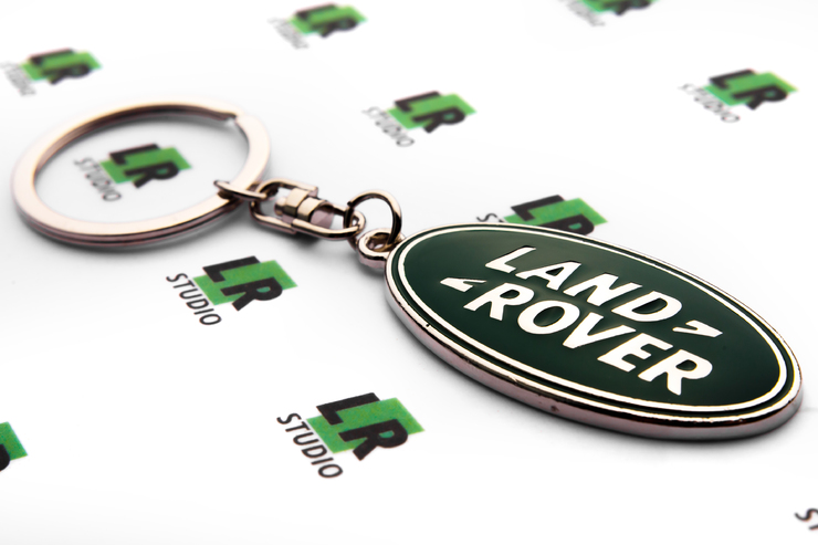Брелок LAND ROVER на цепочке