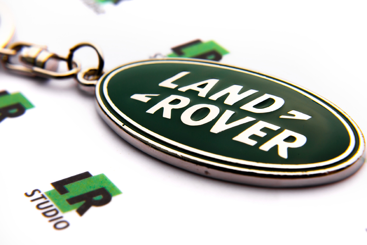Брелок LAND ROVER на цепочке