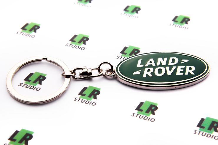 Брелок LAND ROVER на цепочке