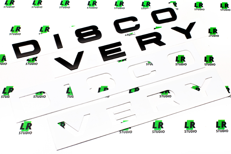 Буквы Discovery black черные матовые