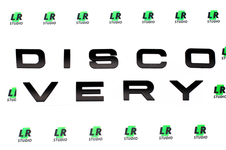 Буквы Discovery black черные матовые