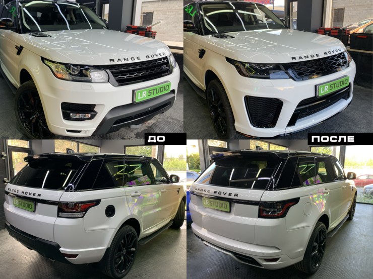 Комплект Рестайлинга Range Rover Sport 2014-2017 в 2018 SVR под ключ