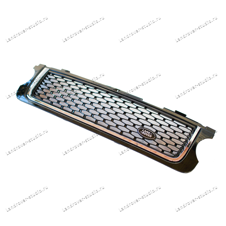 Комплект решеток Range Rover 2010-2012 черные с хромом
