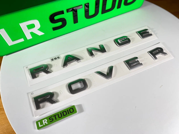 Буквы Range Rover L460 серые глянцевые 2022+ на крышку багажника