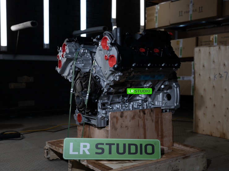 Двигатель Land Rover 3.0L 306 PS бензин, с датчиком давления масла