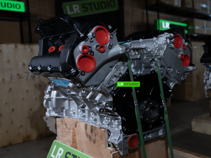 Двигатель Land Rover 3.0L 306 PS бензин, с датчиком давления масла