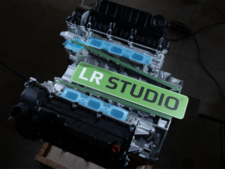 Двигатель Land Rover 3.0L 306 PS бензин, с датчиком давления масла