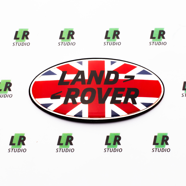 Эмблема Land Rover британский флаг 86мм