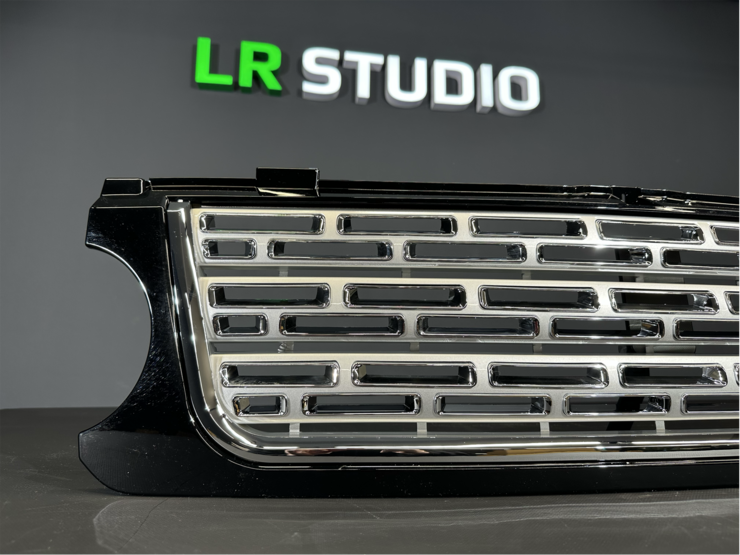 Решетка Range Rover 2005-2009 стиль 2013 SVA черная с серым