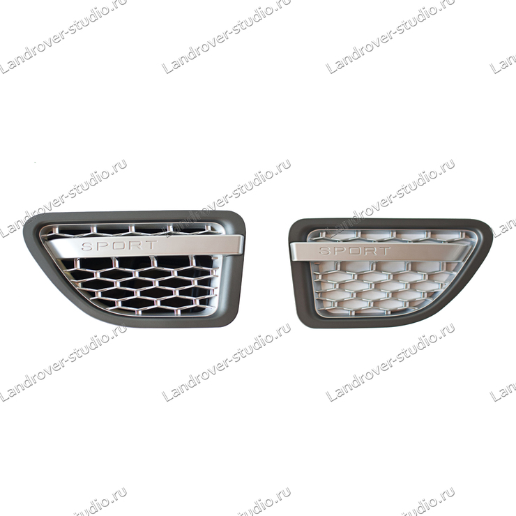 Комплект решетка радиатора и жабры серые Range Rover Sport 2005-2009
