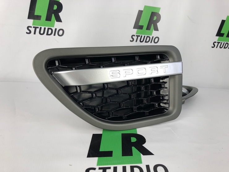 Решетки крыльев жабры серые черные внутри Range Rover Sport 2005-2009