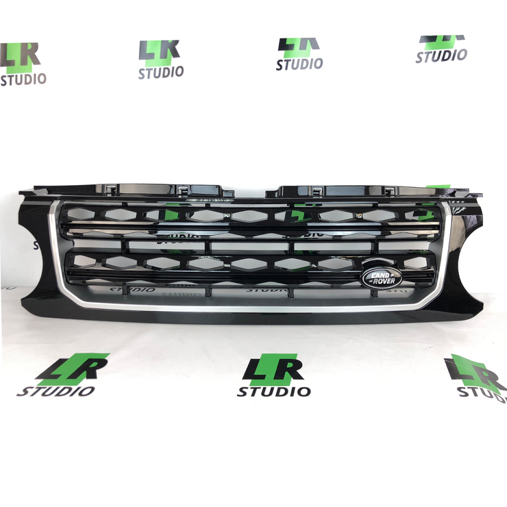 Решетка черная с серой полосой Land Rover Discovery 4 (до 2014 г.в.)