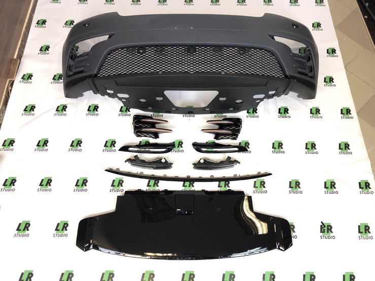 Передний бампер Range Rover Velar Dynamic в сборе