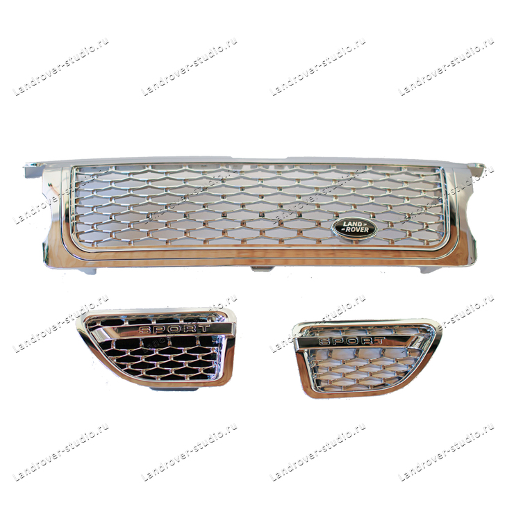 Комплект решеток Range Rover Sport 2010-2012 хром