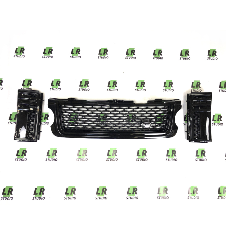 Комплект решеток Range Rover 2010-2012 черные