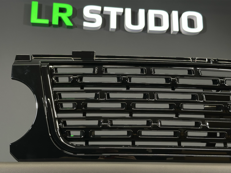 Решетка Range Rover 2005-2009 стиль 2013 SVA черная
