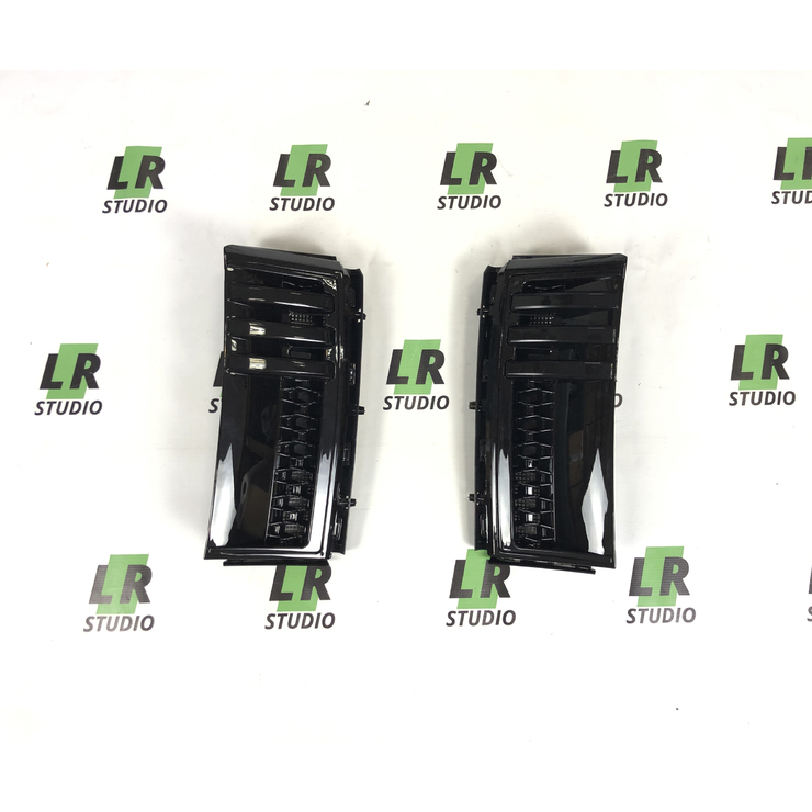 Решетки крыльев жабры Range Rover 2002-2009 черные