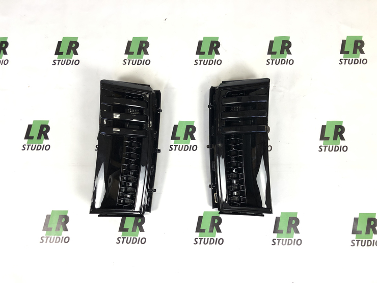Решетки крыльев жабры Range Rover 2010-2012 черные