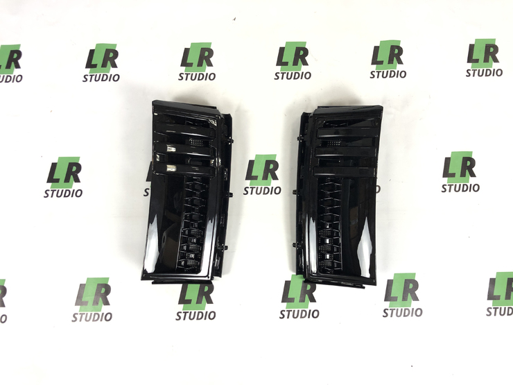 Решетки крыльев жабры Range Rover 2010-2012 черные