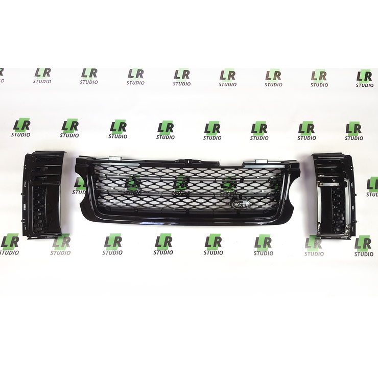 Комплект решеток Range Rover 2010-2012 черные SUPERGARGER